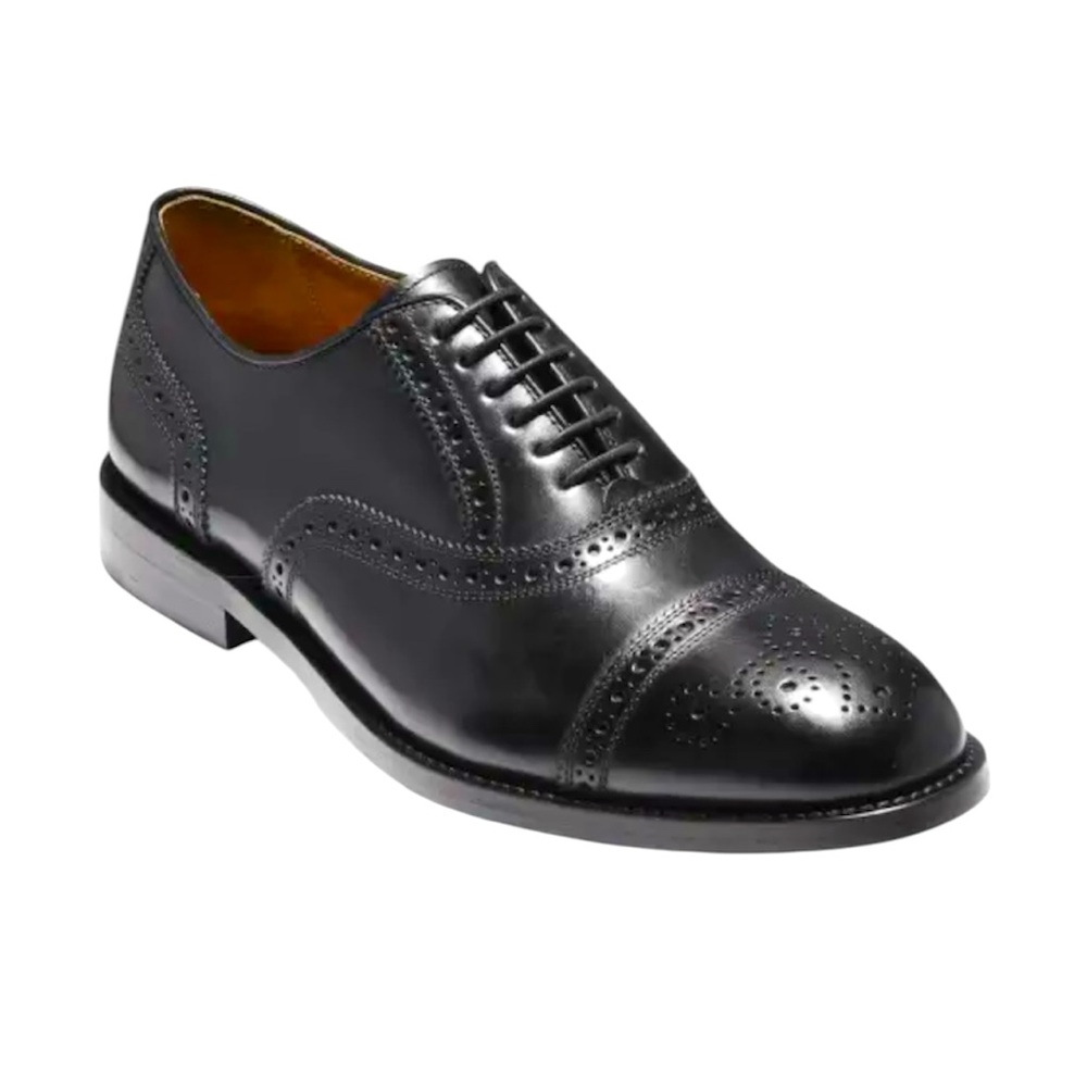 Cole Haan Kneeland Brogue Cap- Toe Oxfords
